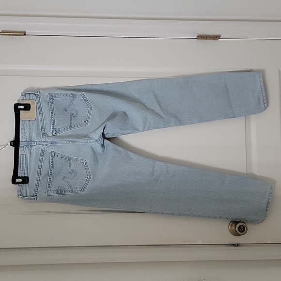 AG Adriano Goldschmeid Size 30x33 Light Wash Straight Leg Jeans, Exc. Used Cond. - Picture 13 of 14